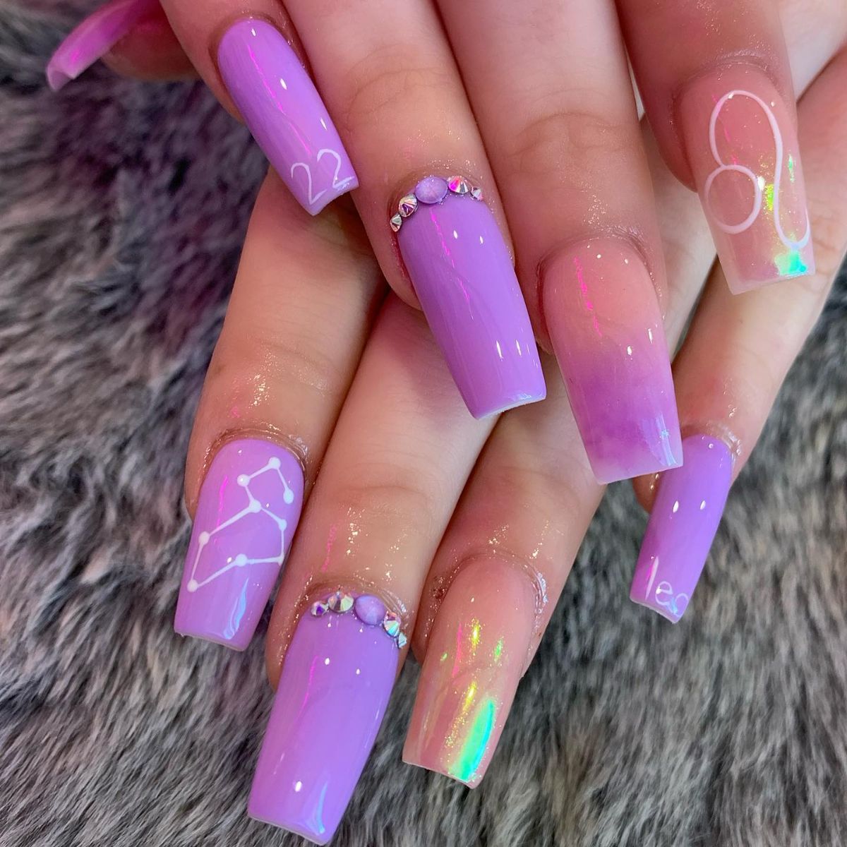 Nailed By Tayla — luxury nail art created at the Coombabah Gold Coast studio, gel extensions close-up